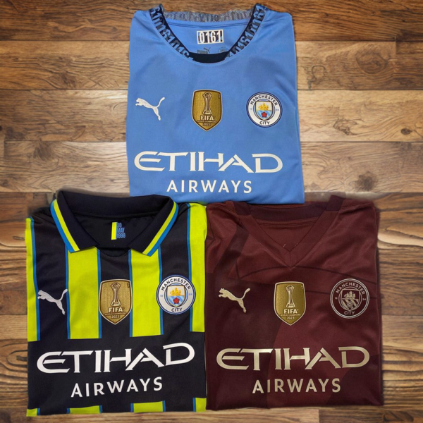 Manchester City 24/25 All Three Kits Pack